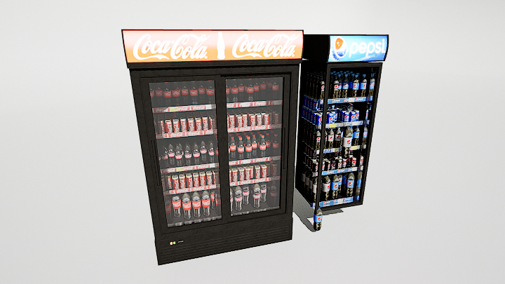 渲染模型_冷藏柜006