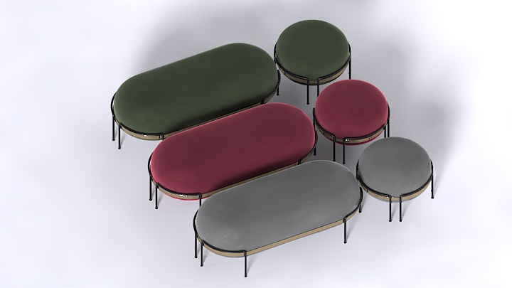 渲染模型_凳子467