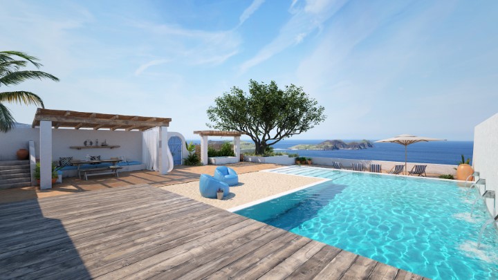 渲染模型_别墅花园019