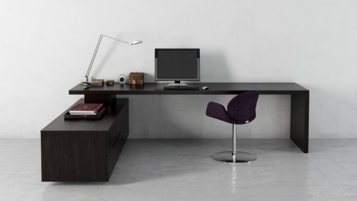 渲染模型_办公家具组合020