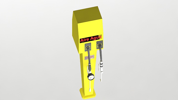 渲染模型_加油设备001