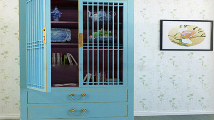 渲染模型_博古架004