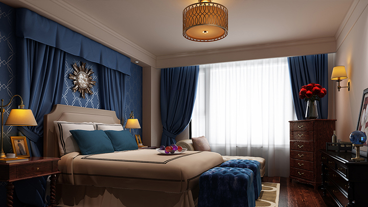 渲染模型_卧室015