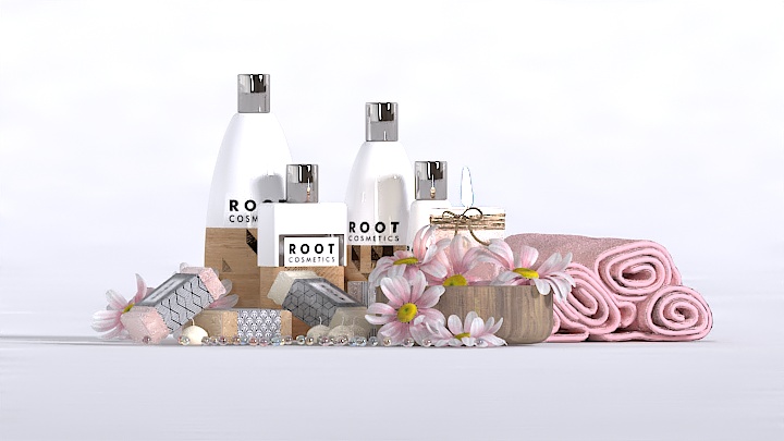 渲染模型_卫生间装饰品001