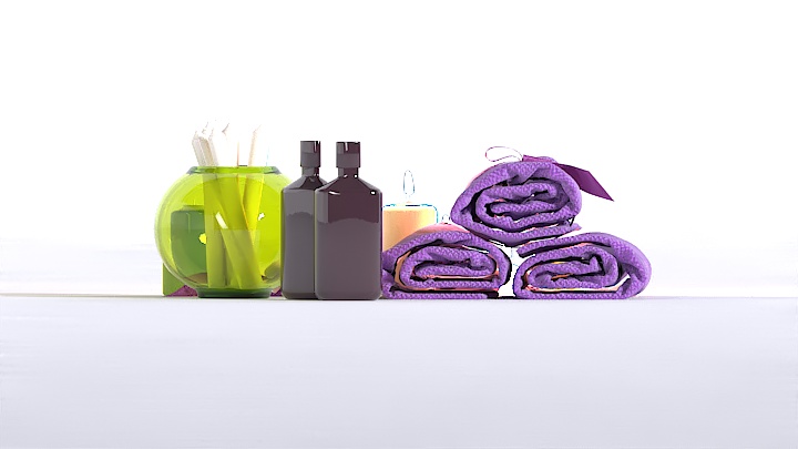 渲染模型_卫生间装饰品010