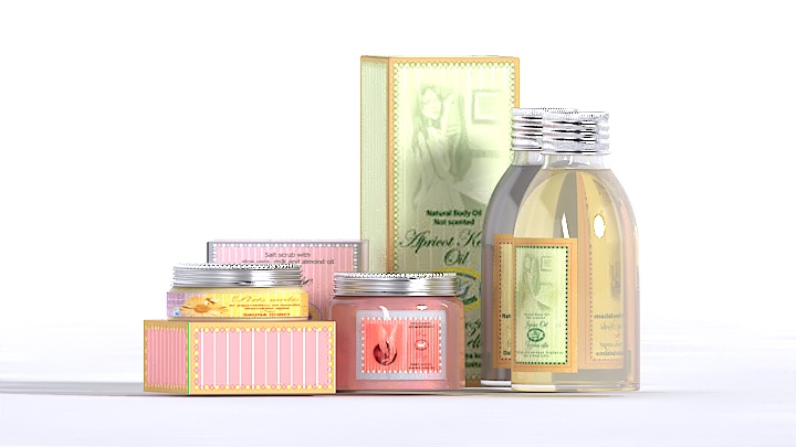 渲染模型_卫生间装饰品012