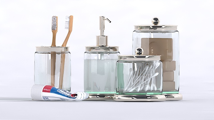 渲染模型_卫生间装饰品018