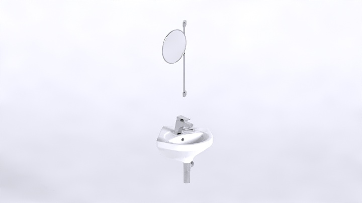 渲染模型_卫生间设备003