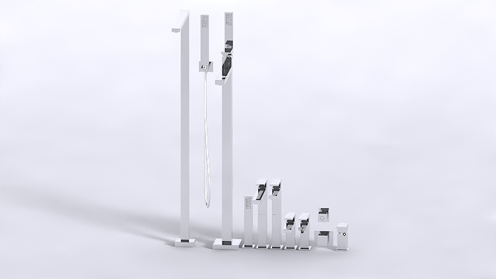 渲染模型_卫生间设备086