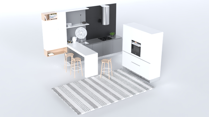 渲染模型_厨房176