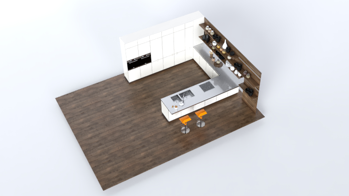 渲染模型_厨房177