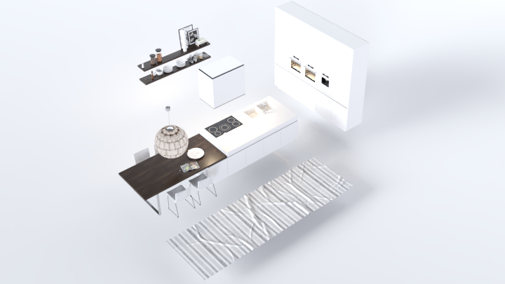 渲染模型_厨房186