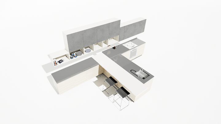 渲染模型_厨房197