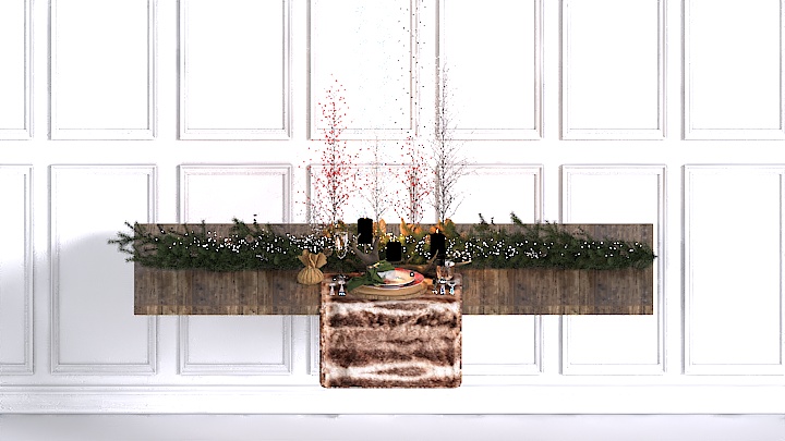 渲染模型_厨房装饰014