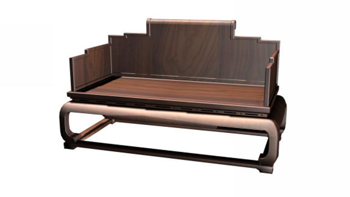 渲染模型_双人椅001