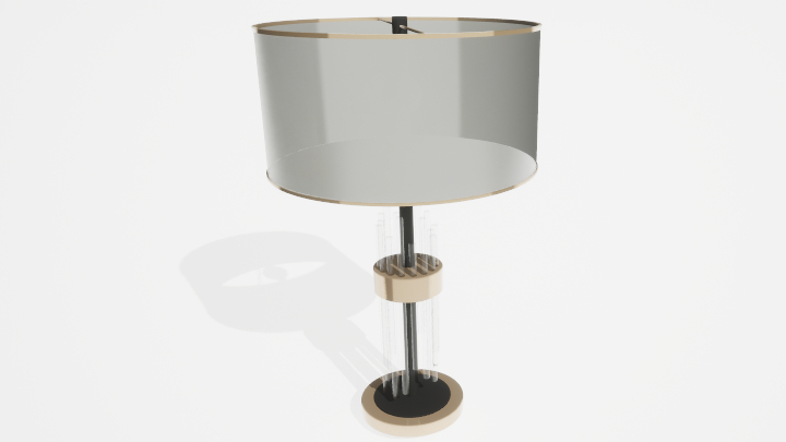 渲染模型_台灯521