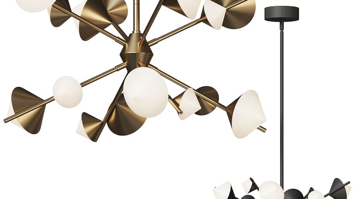 渲染模型_吊灯2120