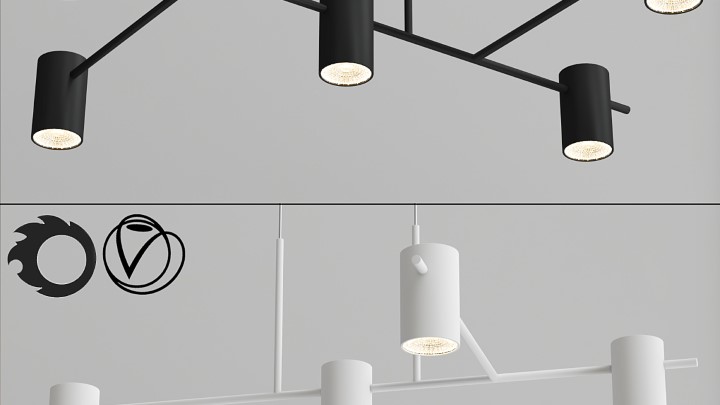 渲染模型_吊灯2160