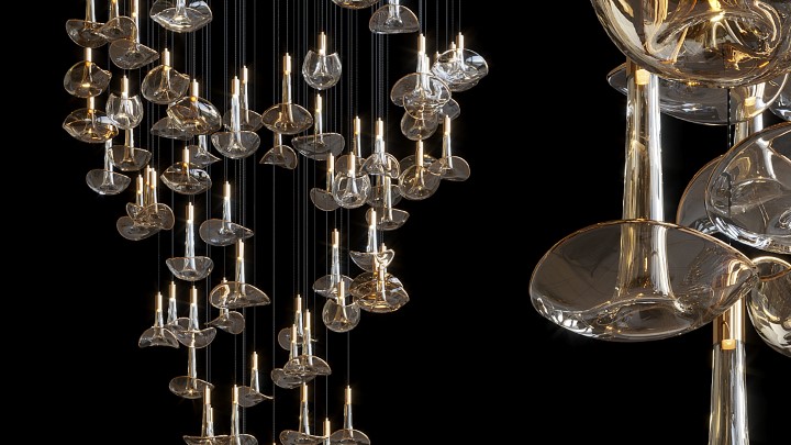 渲染模型_吊灯2164