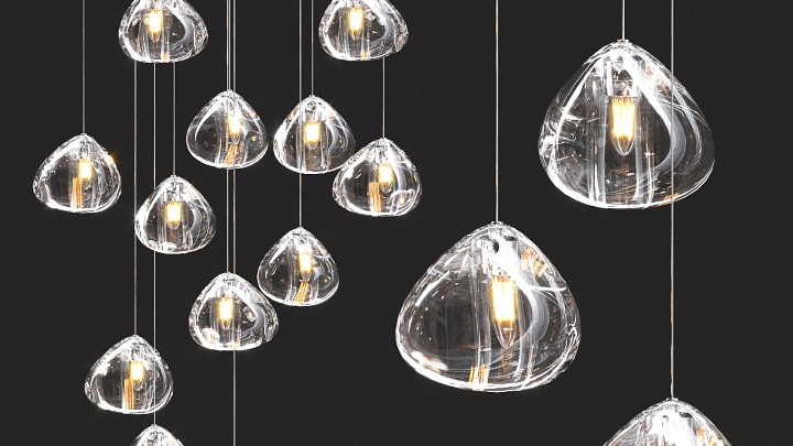 渲染模型_吊灯2205