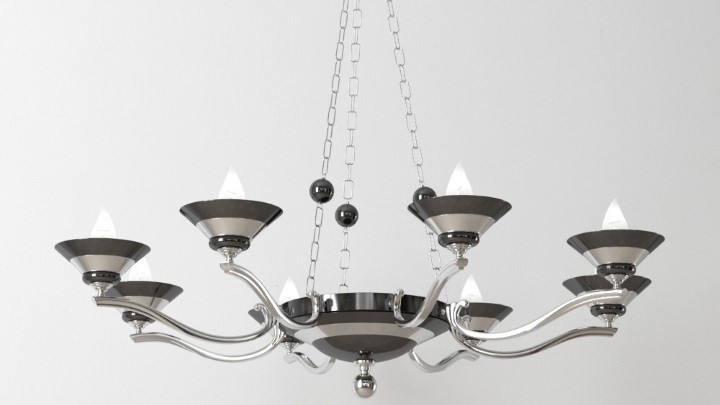 渲染模型_吊灯2281