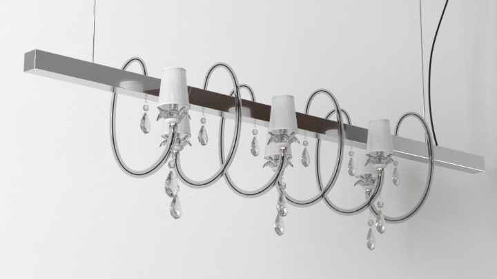 渲染模型_吊灯2290