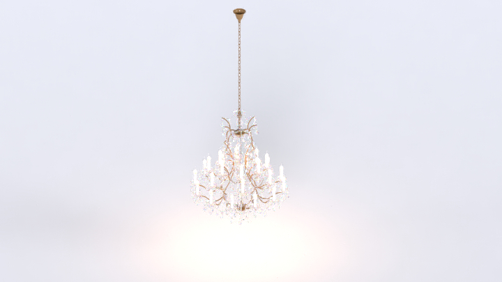 渲染模型_吊灯2340