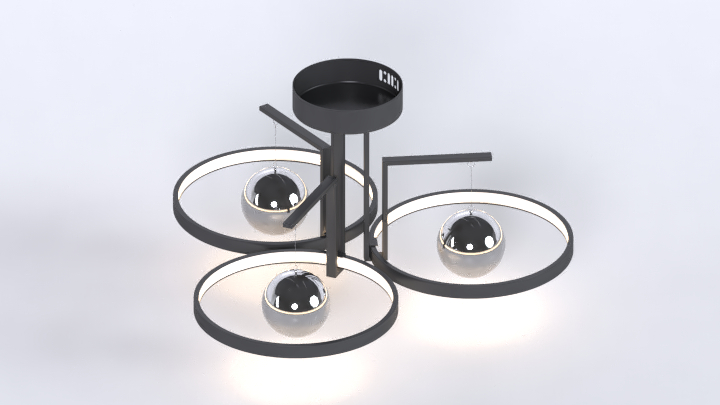 渲染模型_吊灯2402