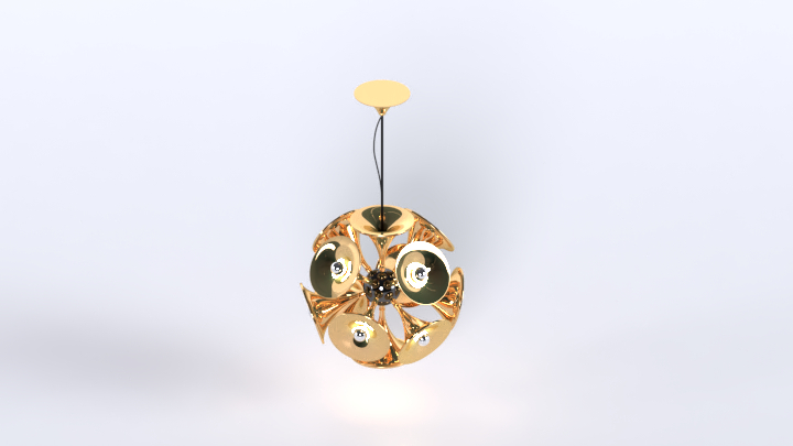 渲染模型_吊灯2429