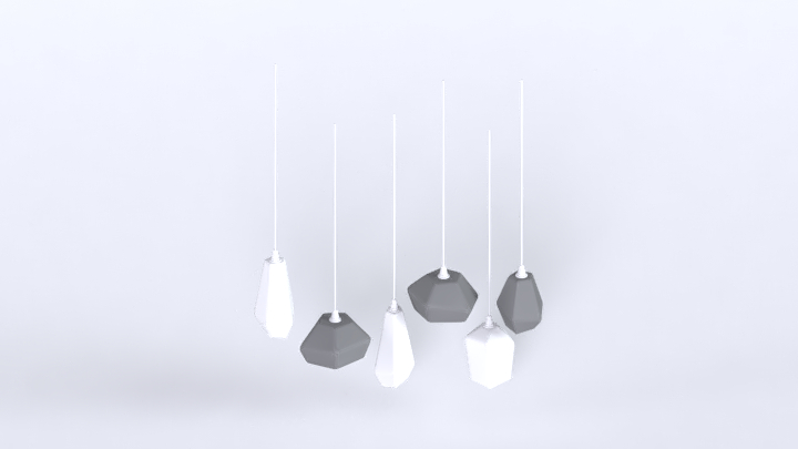 渲染模型_吊灯2433