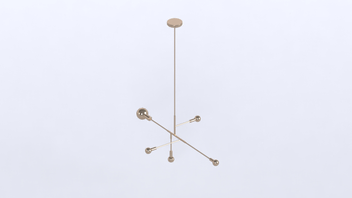 渲染模型_吊灯2435