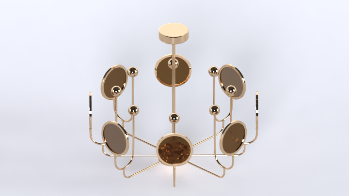 渲染模型_吊灯2480