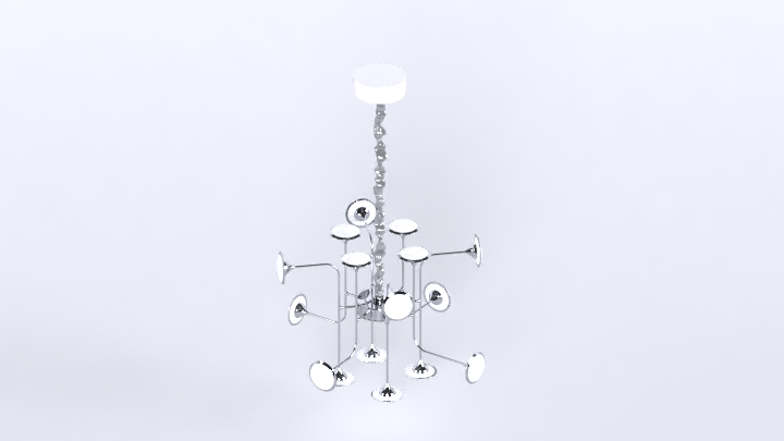 渲染模型_吊灯2499