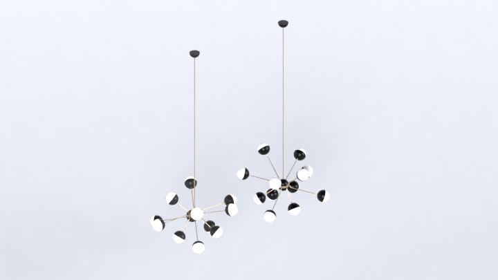 渲染模型_吊灯2515