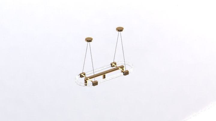 渲染模型_吊灯2525