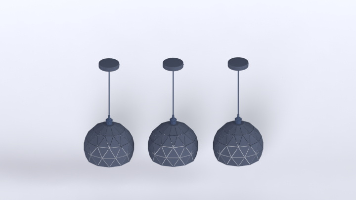 渲染模型_吊灯2572