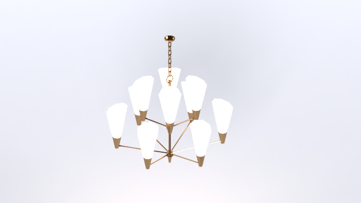 渲染模型_吊灯2597