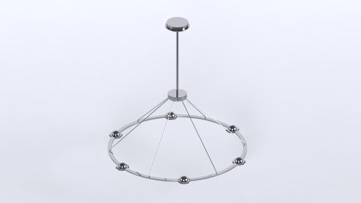 渲染模型_吊灯2628