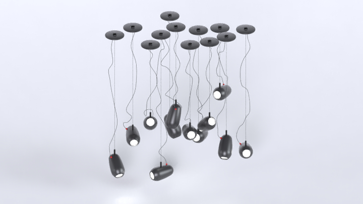 渲染模型_吊灯2632