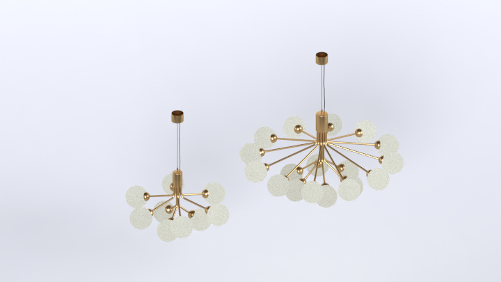 渲染模型_吊灯2637