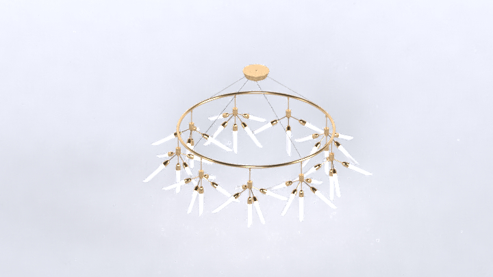 渲染模型_吊灯2639