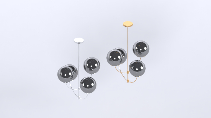 渲染模型_吊灯2664