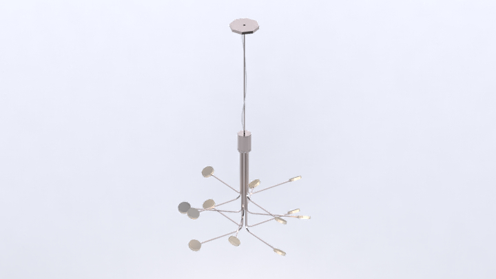 渲染模型_吊灯2667