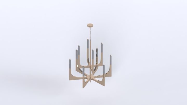 渲染模型_吊灯2698