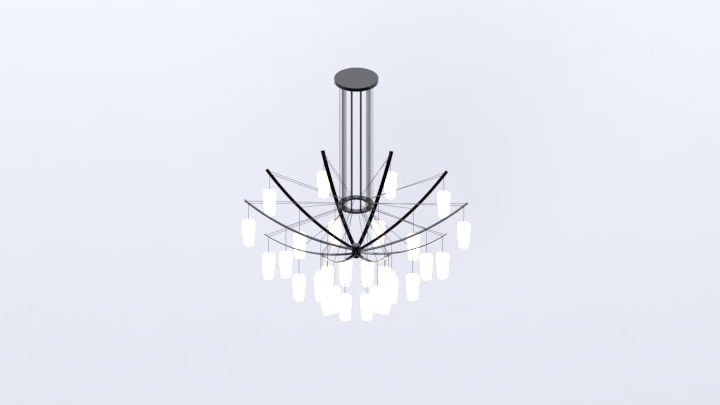 渲染模型_吊灯2707