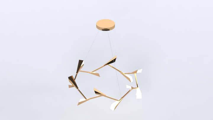 渲染模型_吊灯2717