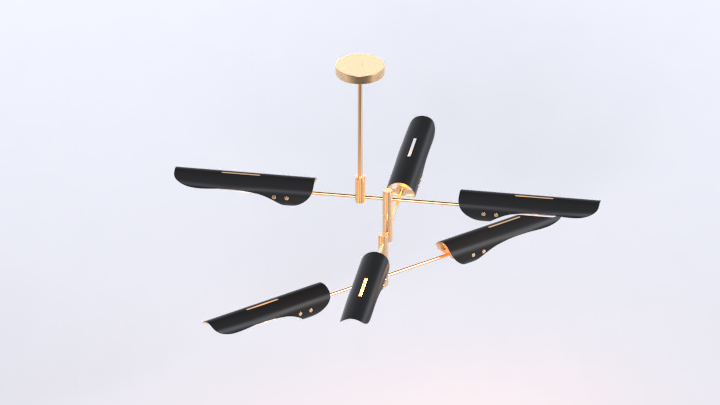 渲染模型_吊灯2724