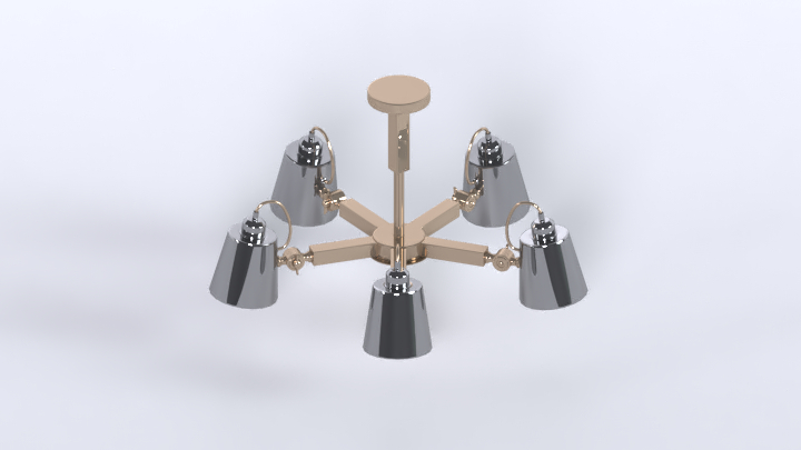 渲染模型_吊灯2735