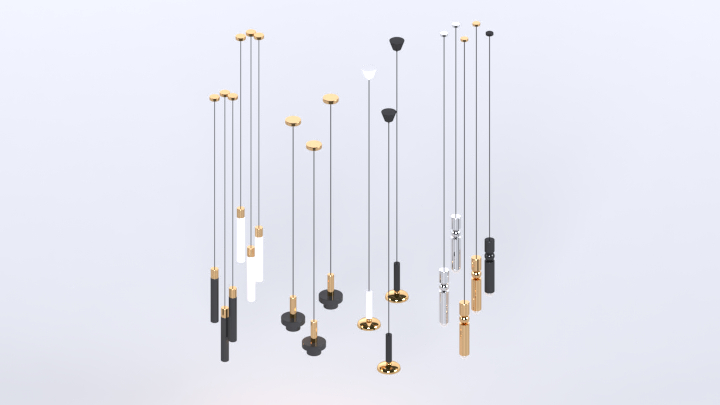 渲染模型_吊灯2749