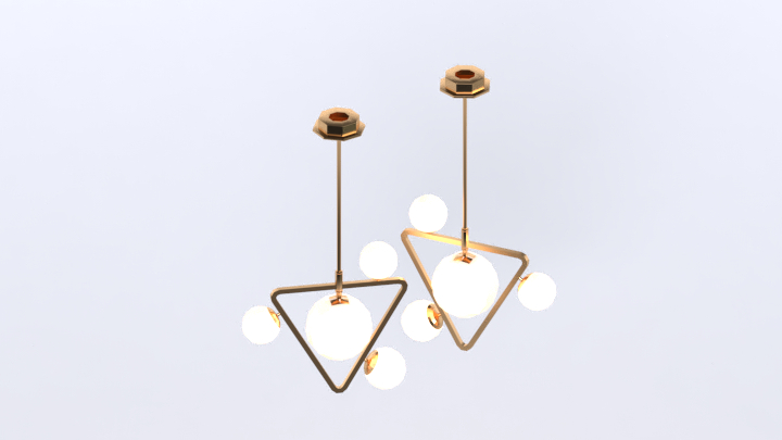 渲染模型_吊灯2804